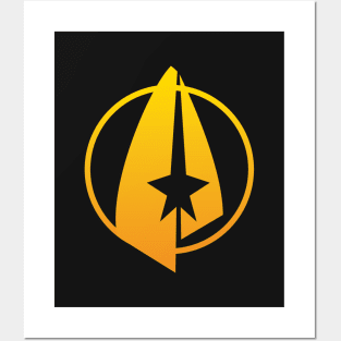 Treksphere Gold Logo Posters and Art